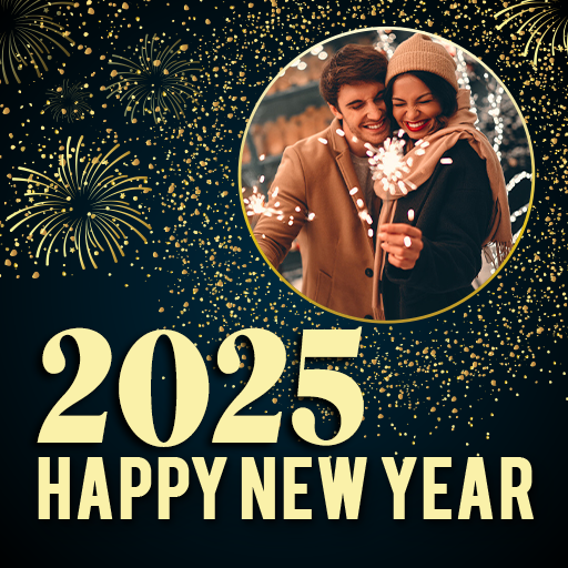 New Year Photo Frame 2025