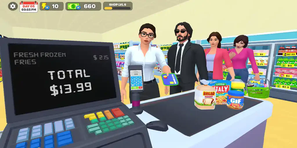 Supermarket Simulator