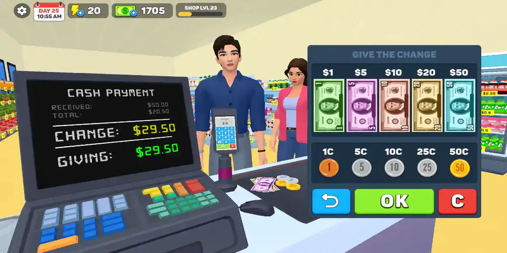 Supermarket Simulator